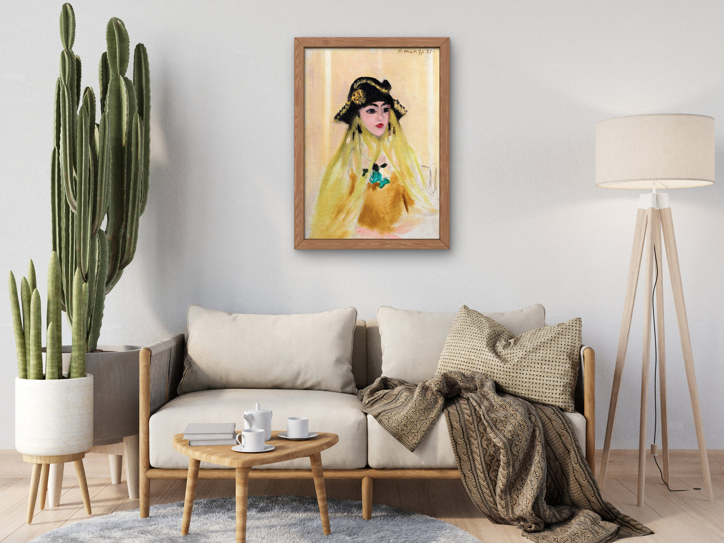 Ancilla by Henri Matisse 1921, Wall Art Print, Fine Art Reproduction, Museum Quality Decor, Poster