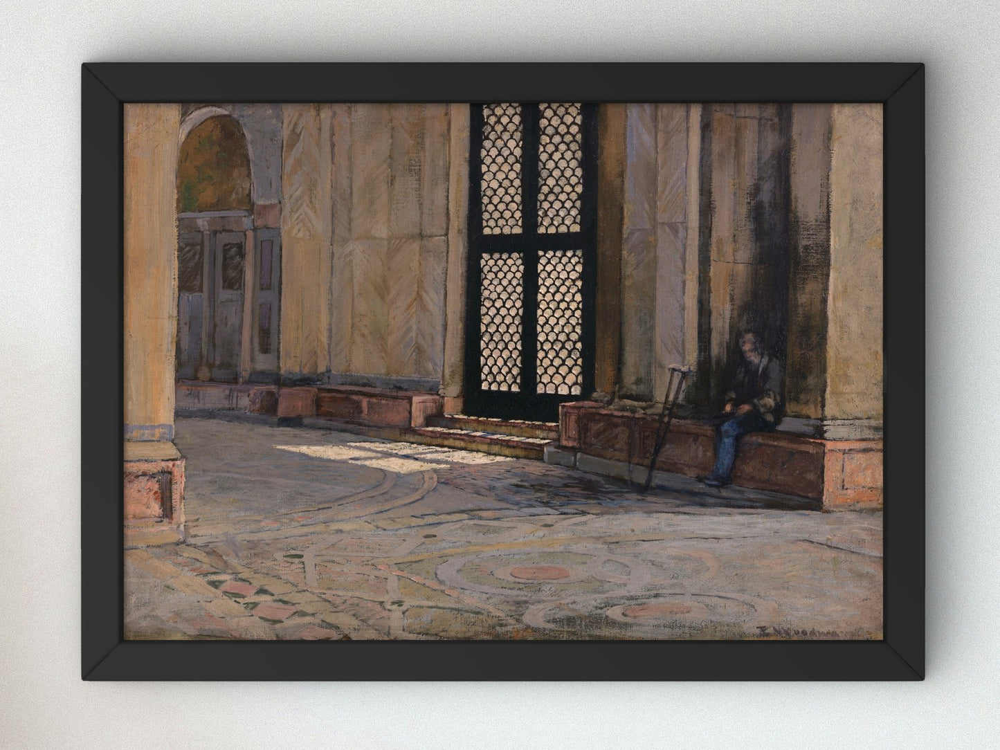 Room at the Alhambra by John Frederick Lewis 1873, Wall Art Print, Fine Art Reproduction, Museum Quality Decor, Poster