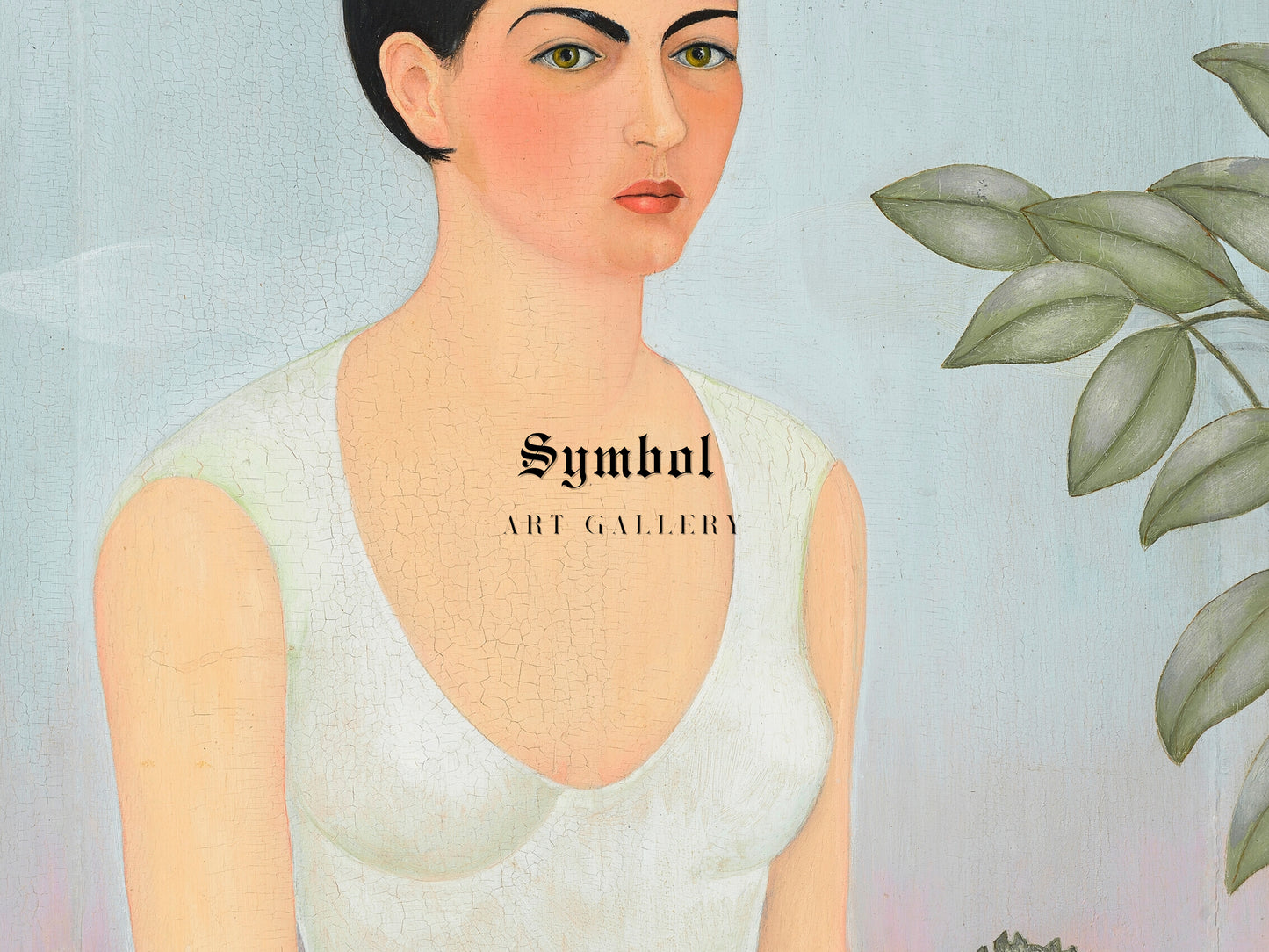 Portrait of Cristina, My Sister by Frida Kahlo 1928, Wall Art Print, Fine Art Reproduction, Museum Quality Decor, Poster