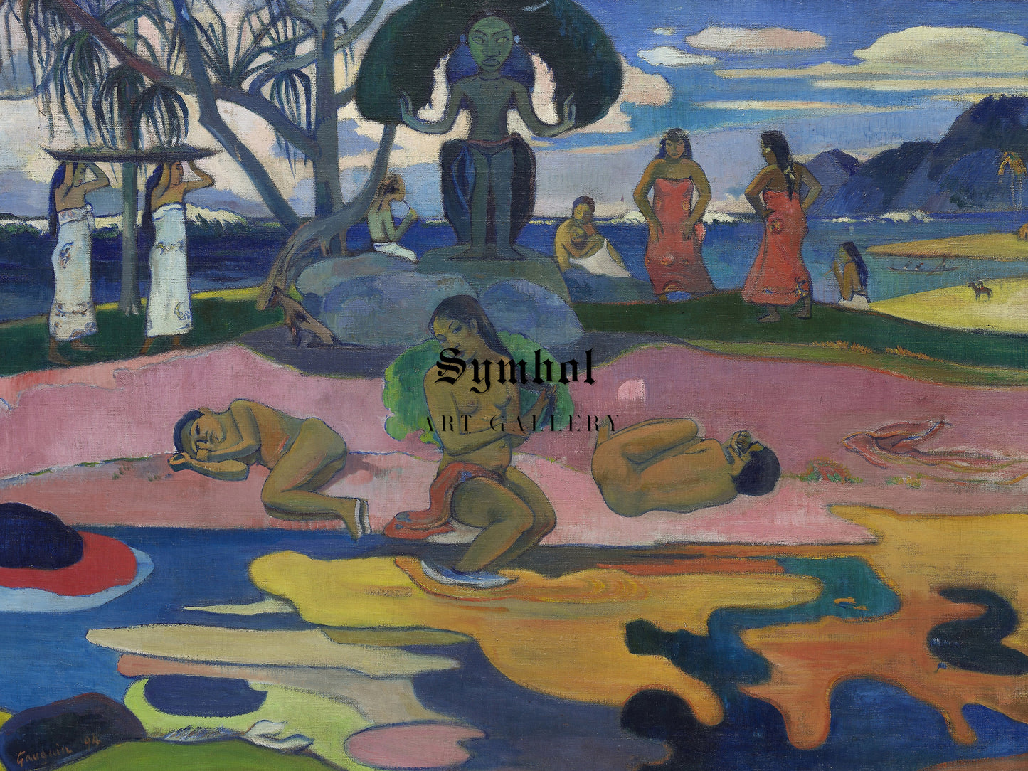 Day of the God by Paul Gauguin 1894, Wall Art Print, Fine Art Reproduction, Museum Quality Decor, Poster