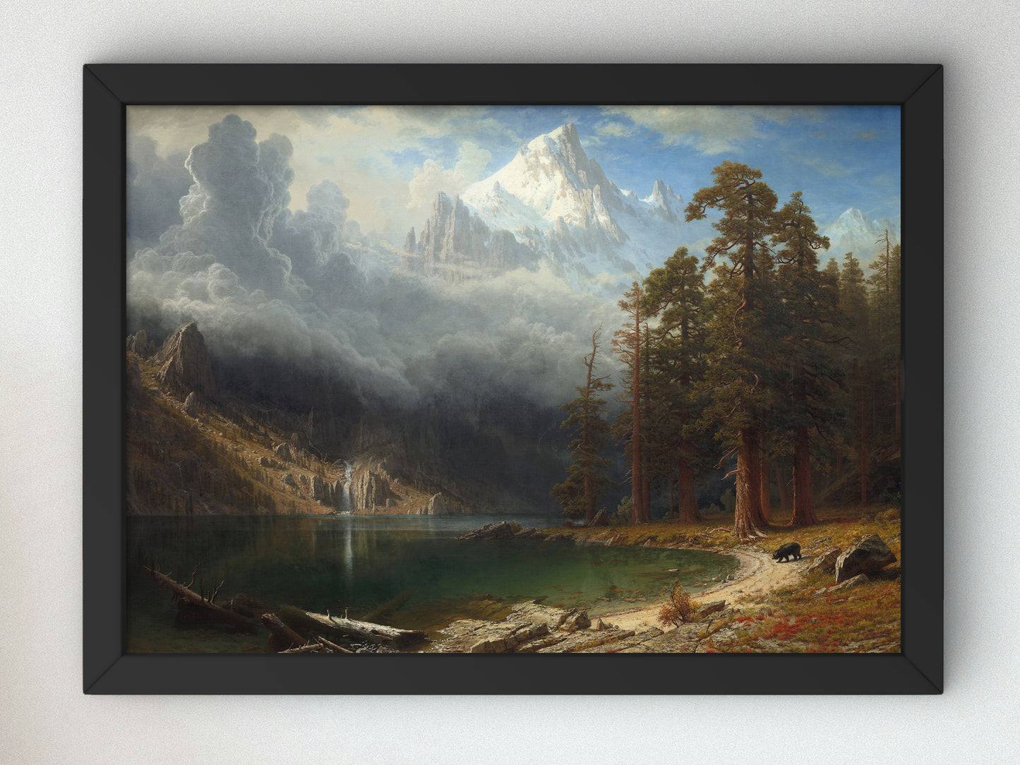 Mount Corcoran by Albert Bierstadt, Wall Art Print, Fine Art Reproduction, Museum Quality Decor, Poster