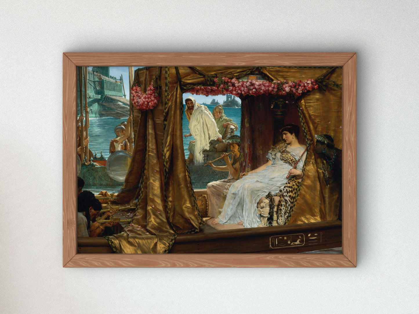 The Meeting of Antony and Cleopatra by Lawrence Alma Tadema 1885, Wall Art Print, Fine Art Reproduction, Museum Quality Decor, Poster