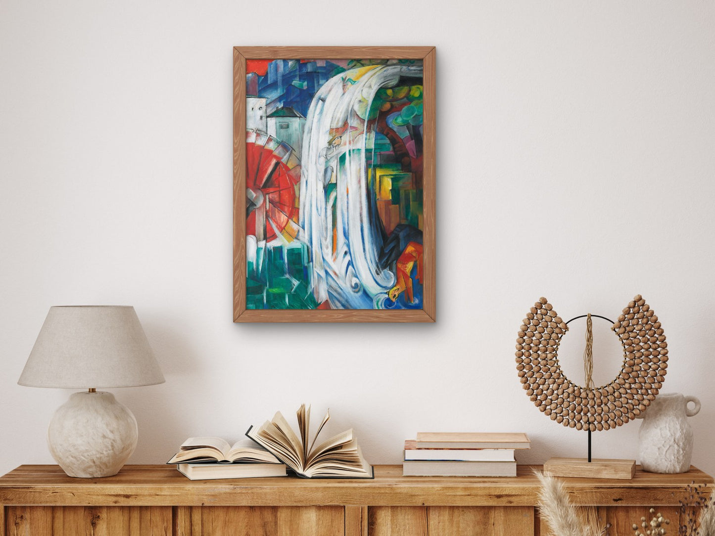 The Bewitched Mill by Franz Marc 1913, Wall Art Print, Fine Art Reproduction, Museum Quality Decor, Poster