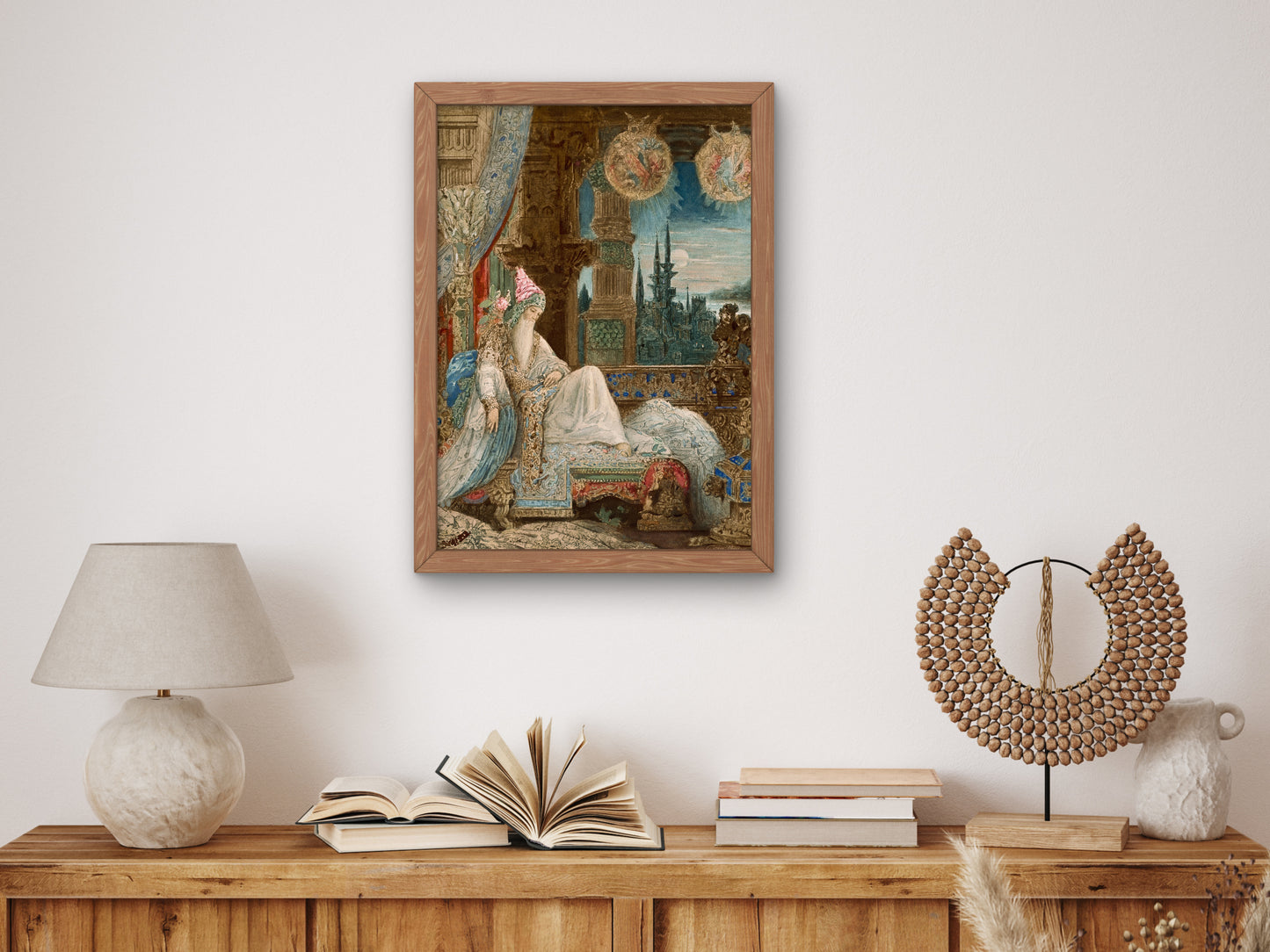 The Dream of an Inhabitant of the Mogul Empire by Gustave Moreau 1881, Wall Art Print, Fine Art Reproduction, Museum Quality Decor, Poster