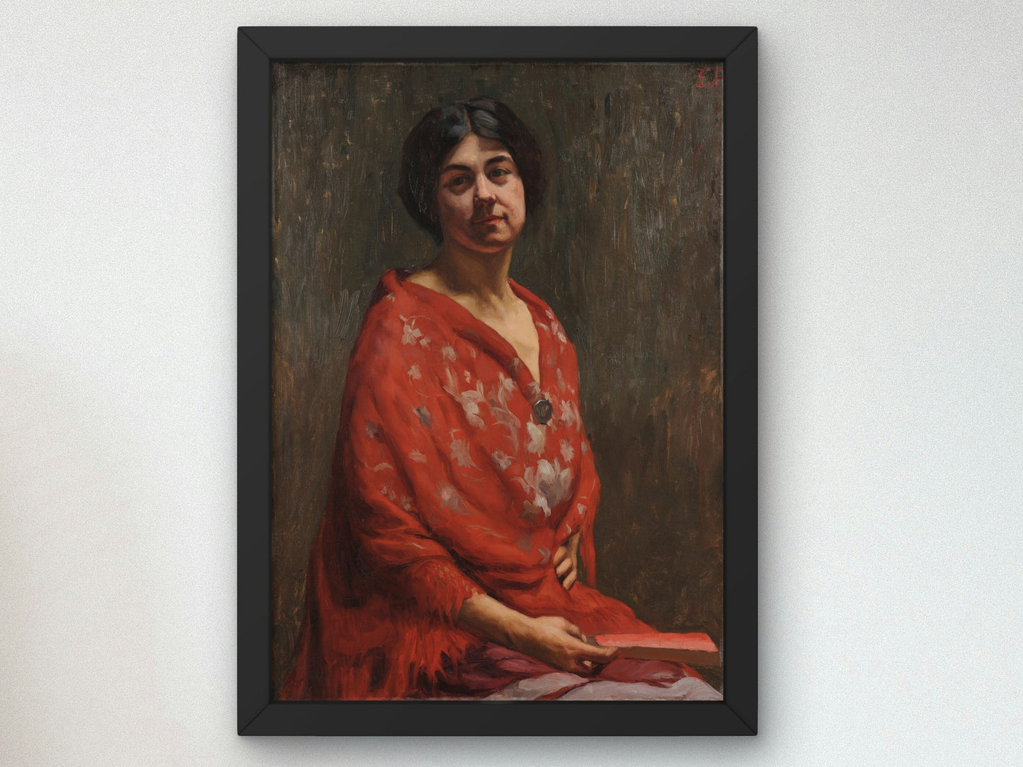Espanhola by Dario Villares Barbosa 1900, Wall Art Print, Fine Art Reproduction, Museum Quality Decor, Poster