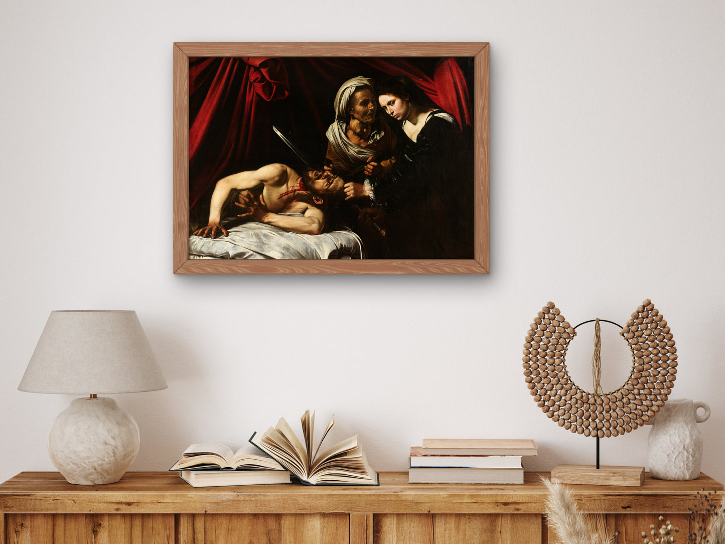 Judith Beheading Holofernes by Caravaggio 1598, Wall Art Print, Fine Art Reproduction, Museum Quality Decor, Poster