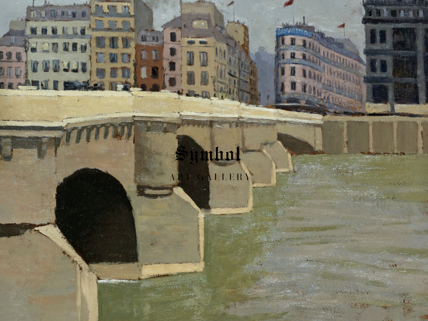 The Pont Neuf Bridge by Félix Vallotton 1902, Wall Art Print, Fine Art Reproduction, Museum Quality Decor, Poster