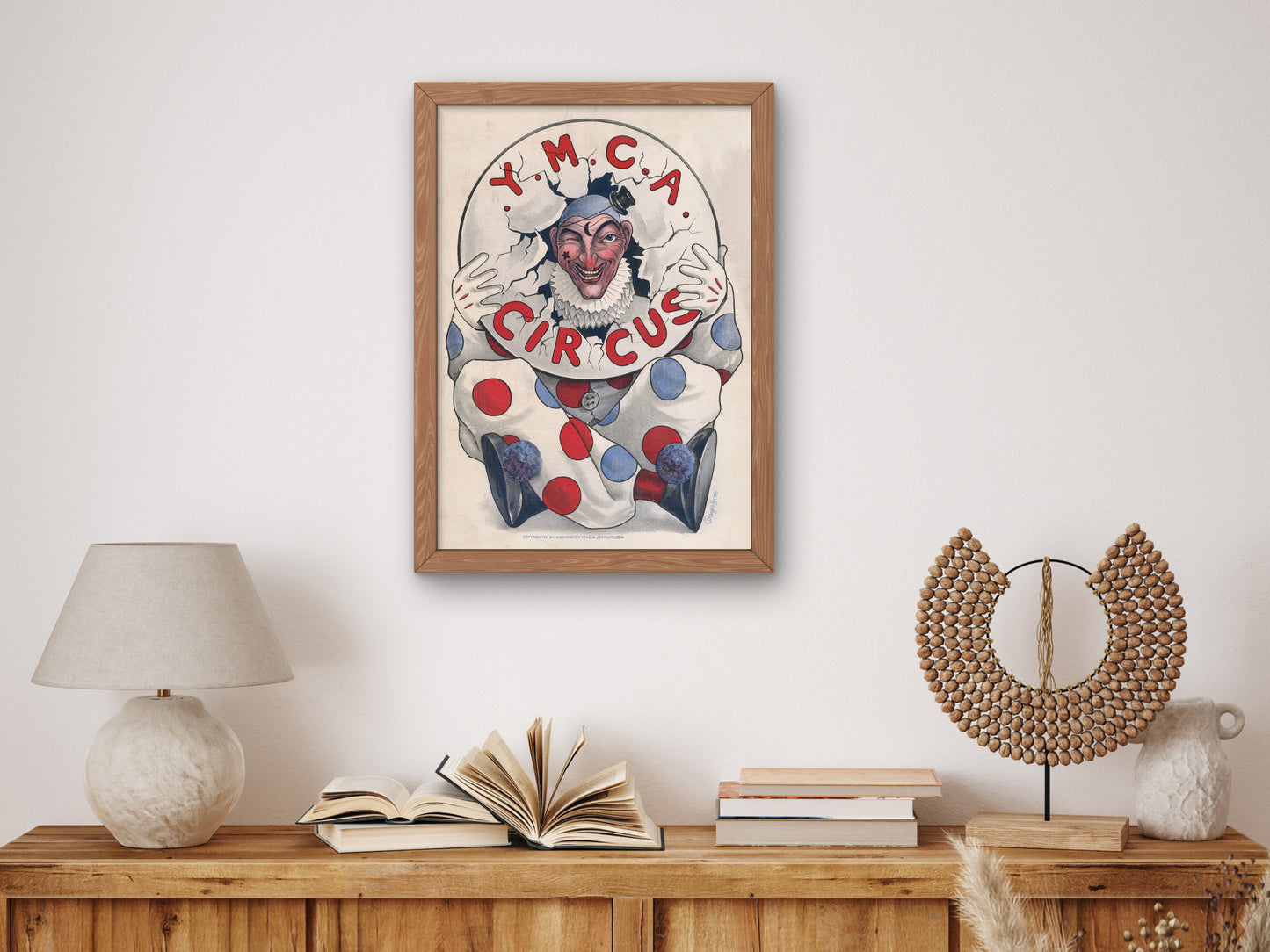 Y.M.C.A. Circus by Andrew B. Graham 1909, Wall Art Print, Fine Art Reproduction, Museum Quality Decor, Poster