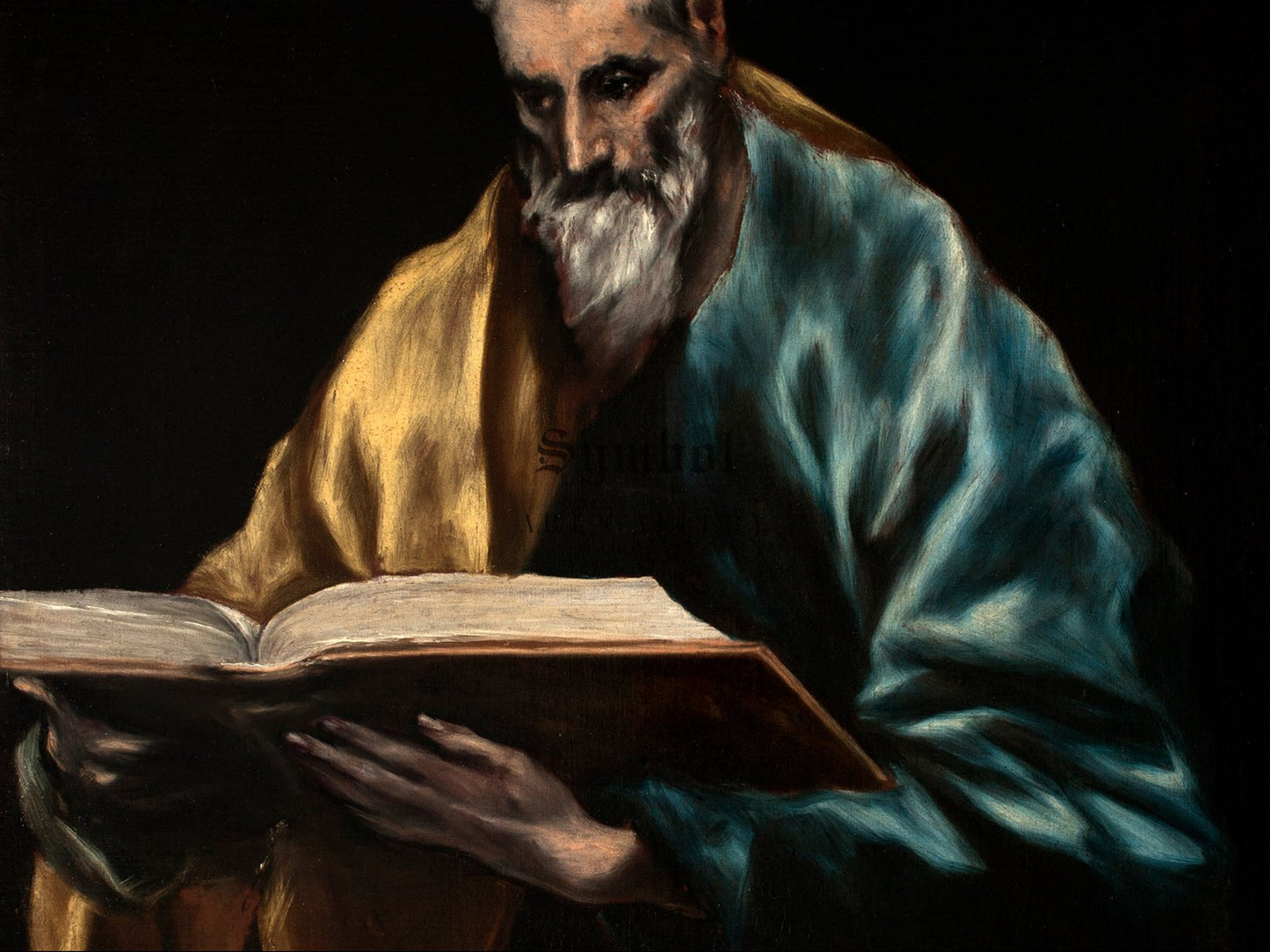 Saint Simon by El Greco 1610, Wall Art Print, Fine Art Reproduction, Museum Quality Decor, Poster