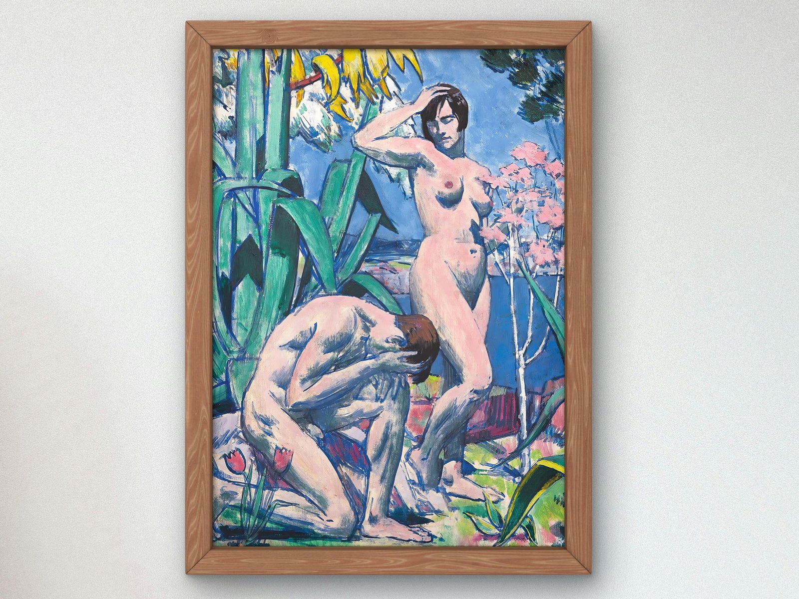 Adam and Eve by Francis Cadell, Art Deco and American Modernism, fine art print