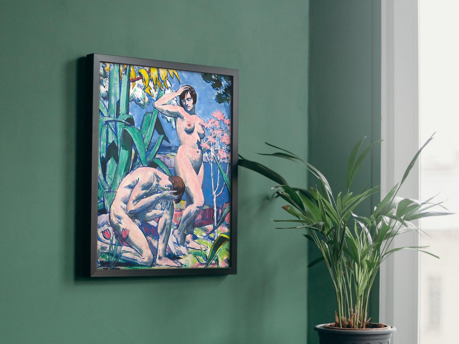 Adam and Eve by Francis Cadell, Art Deco and American Modernism, fine art print