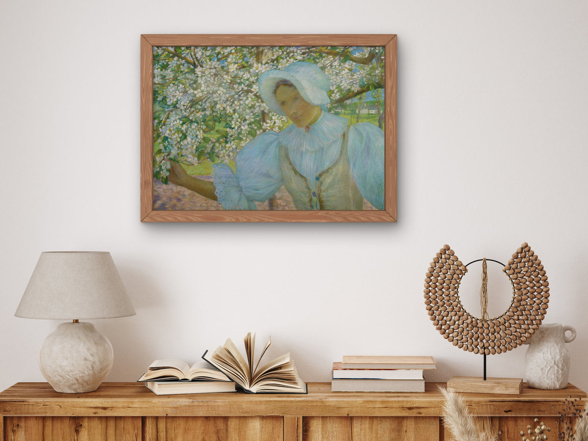 Breton Woman by Wilhelm List 1894, Wall Art Print, Fine Art Reproduction, Museum Quality Decor, Poster