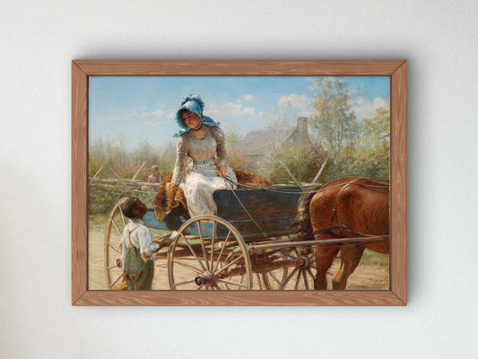 The Message by Edward Lamson Henry 1893, Wall Art Print, Fine Art Reproduction, Museum Quality Decor, Poster