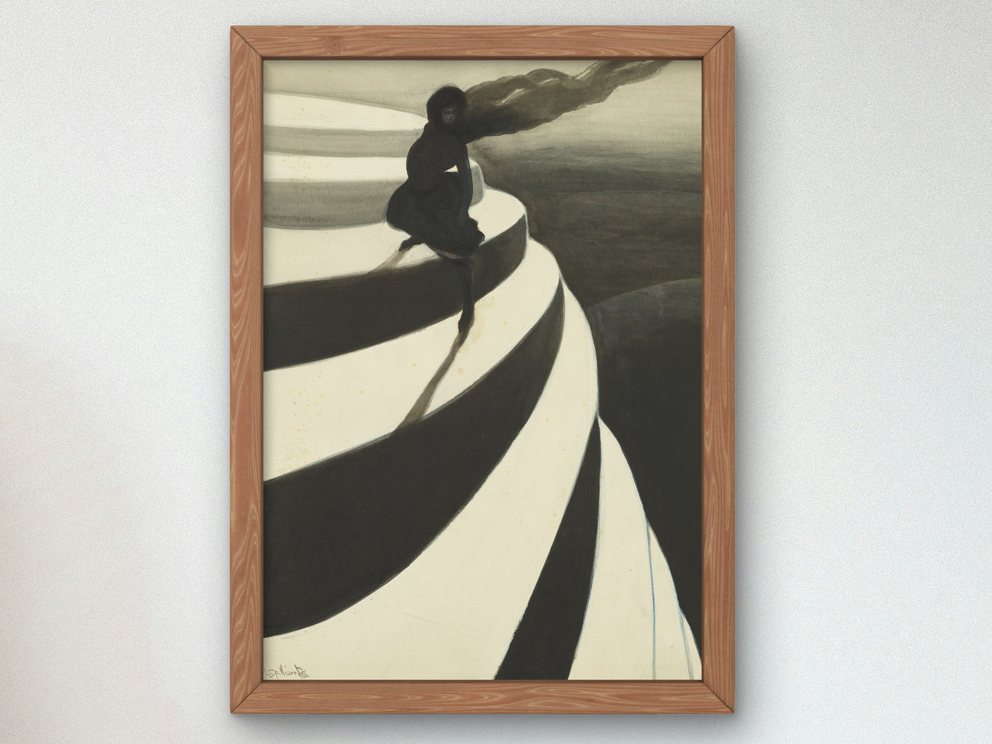 Vertigo by Léon Spilliaert 1908, Wall Art Print, Fine Art Reproduction, Museum Quality Decor, Poster