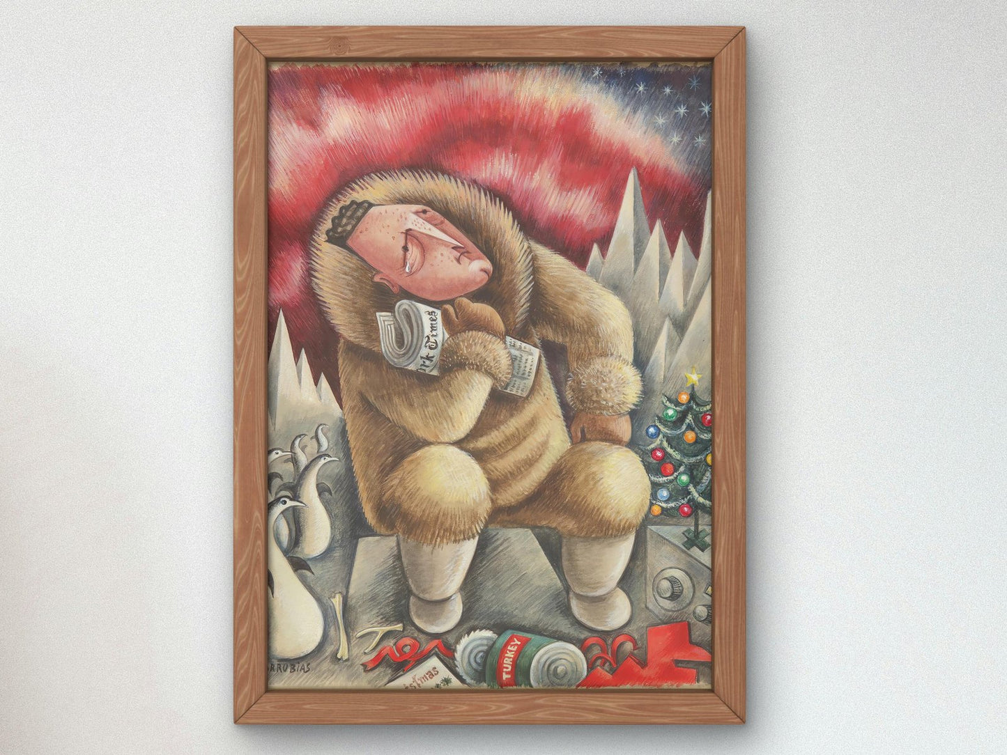 Admiral Richard E. Byrd by Miguel Covarrubias, 1934, Art Deco and American Modernism, fine art print