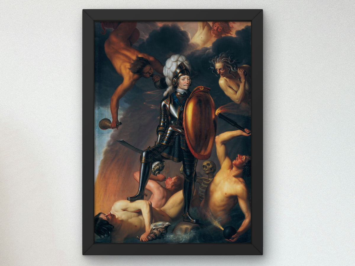 The Constancy of Frederik Hendrik by Gerard van Honthorst 1649, Wall Art Print, Fine Art Reproduction, Museum Quality Decor, Poster