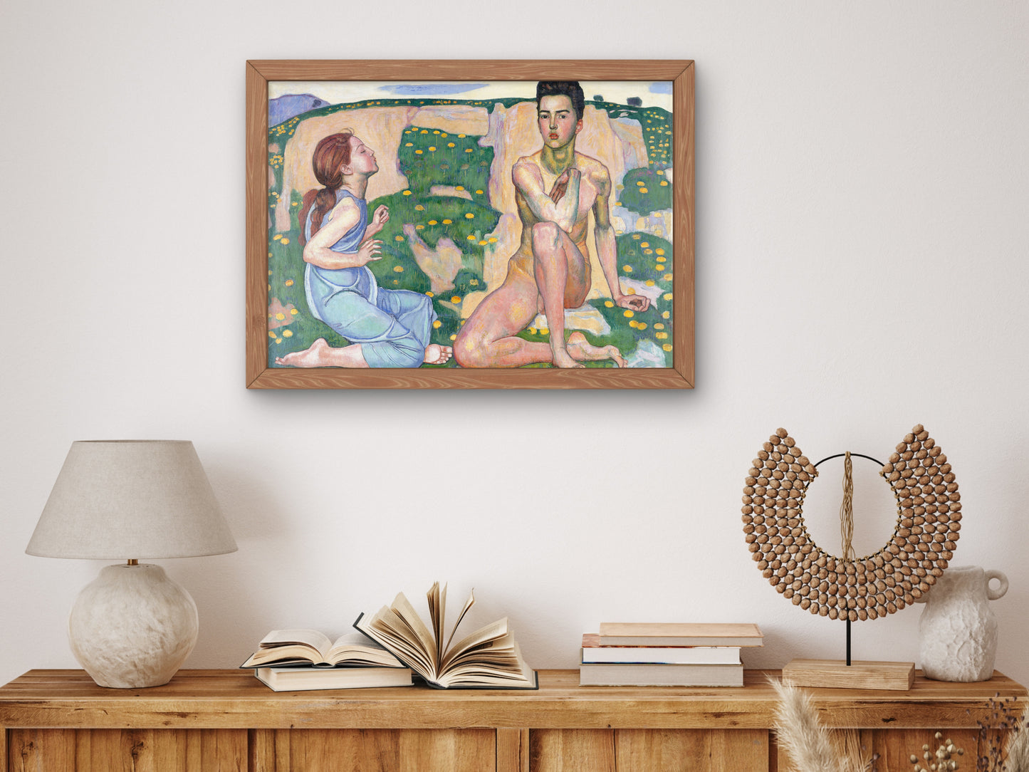 Spring by Ferdinand Hodler 1901, Wall Art Print, Fine Art Reproduction, Museum Quality Decor, Poster