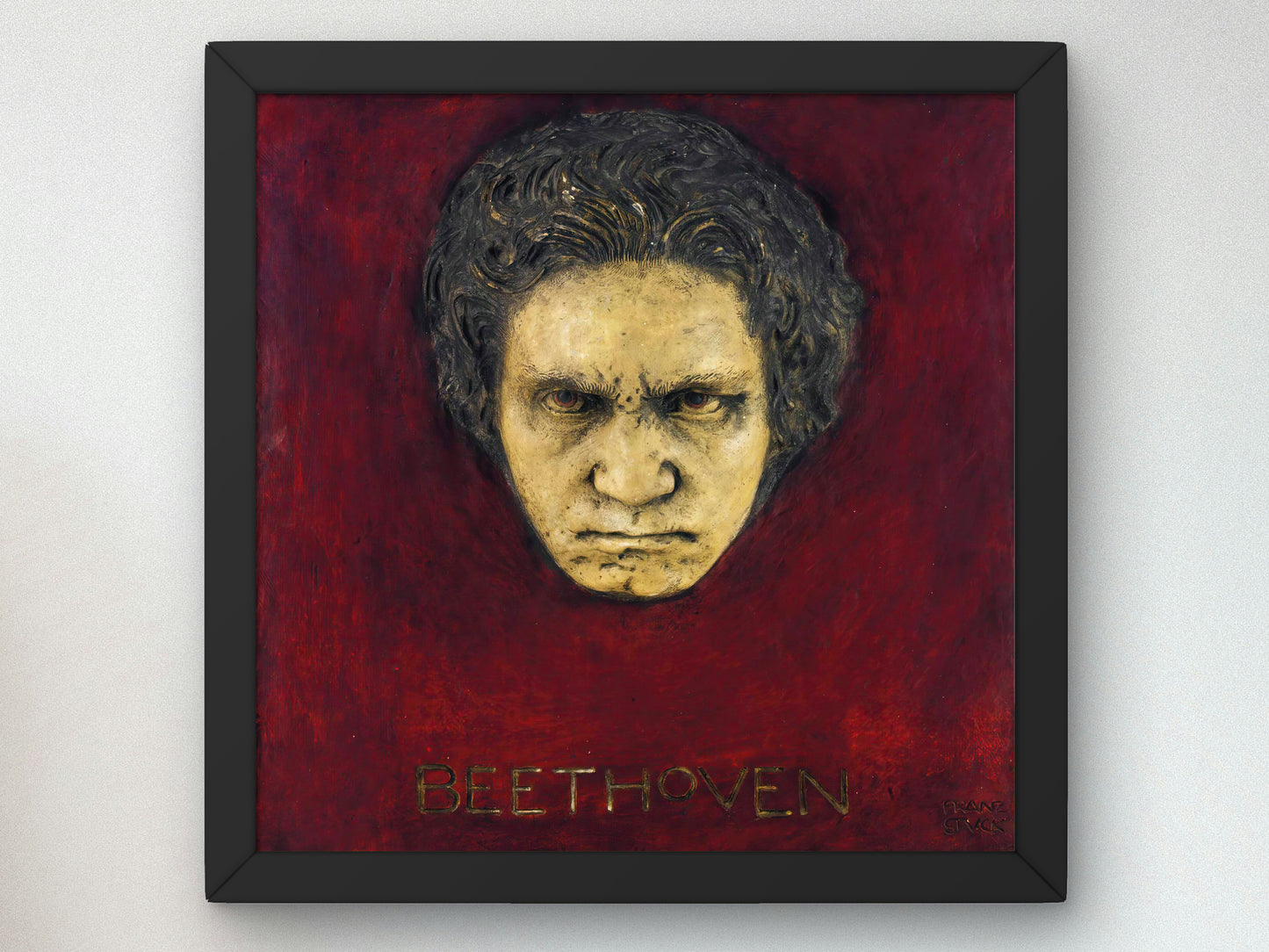Beethoven by Franz von Stuck 1904, Wall Art Print, Fine Art Reproduction, Museum Quality Decor, Poster