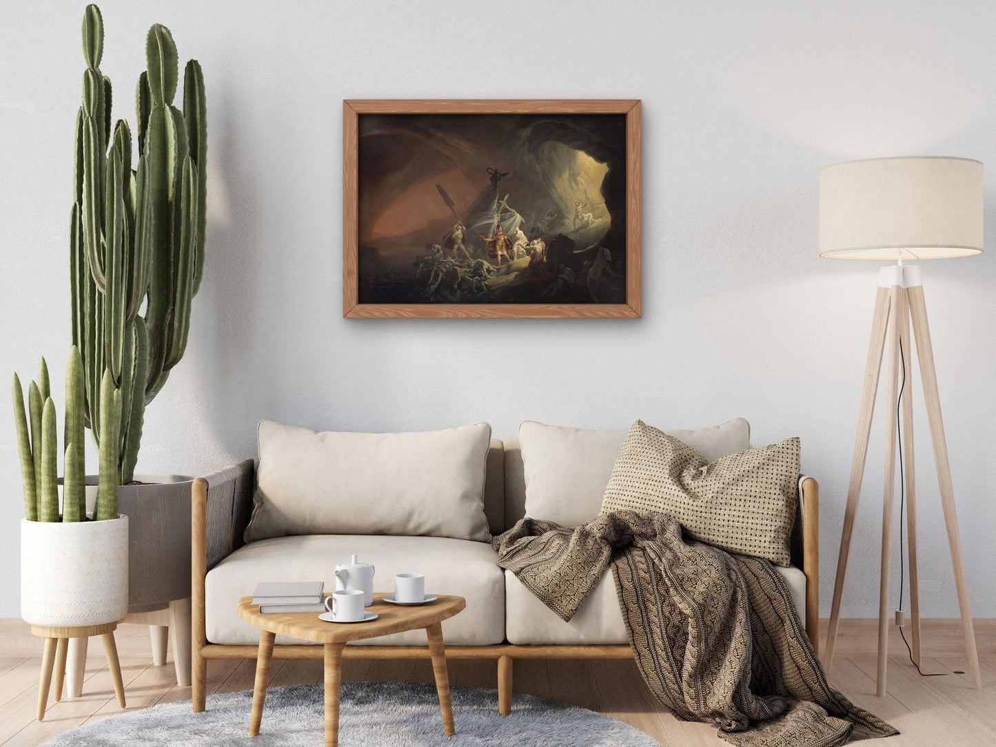 Aeneas and the Sibyl by John Martin, 1800, Romanticism and Classical Landscapes, fine art print