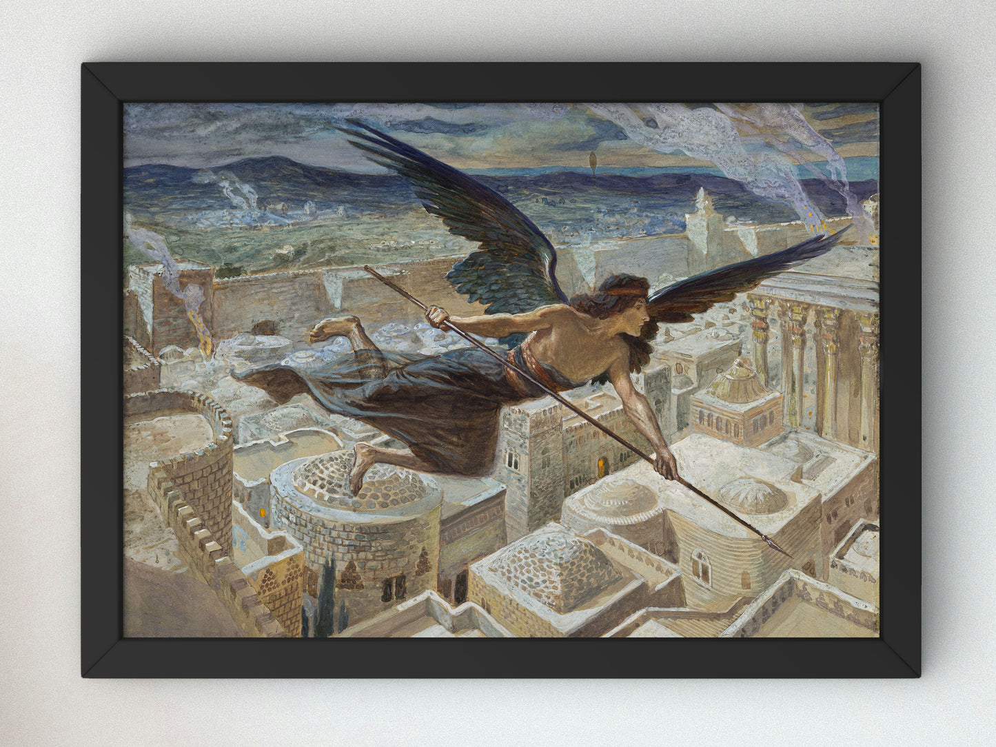 The Slaying of the Assyrians by James Tissot, Wall Art Print, Fine Art Reproduction, Museum Quality Decor, Poster