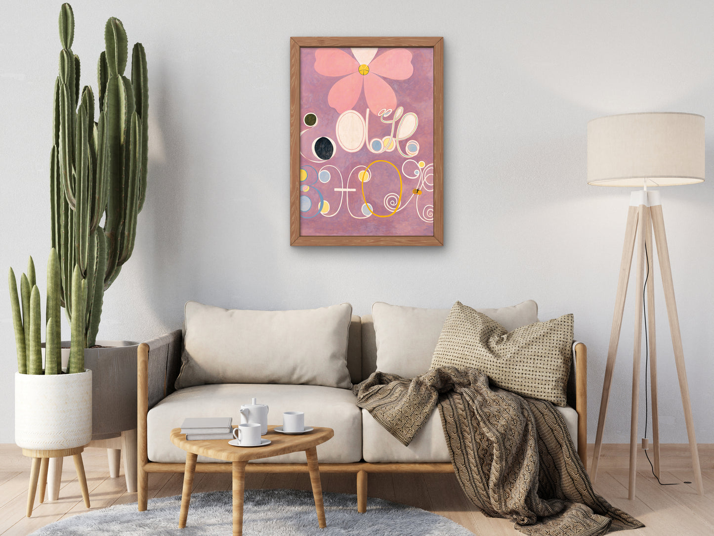 The Ten Largest No 5 Adulthood by Hilma af Klint 1907, Wall Art Print, Fine Art Reproduction, Museum Quality Decor, Poster