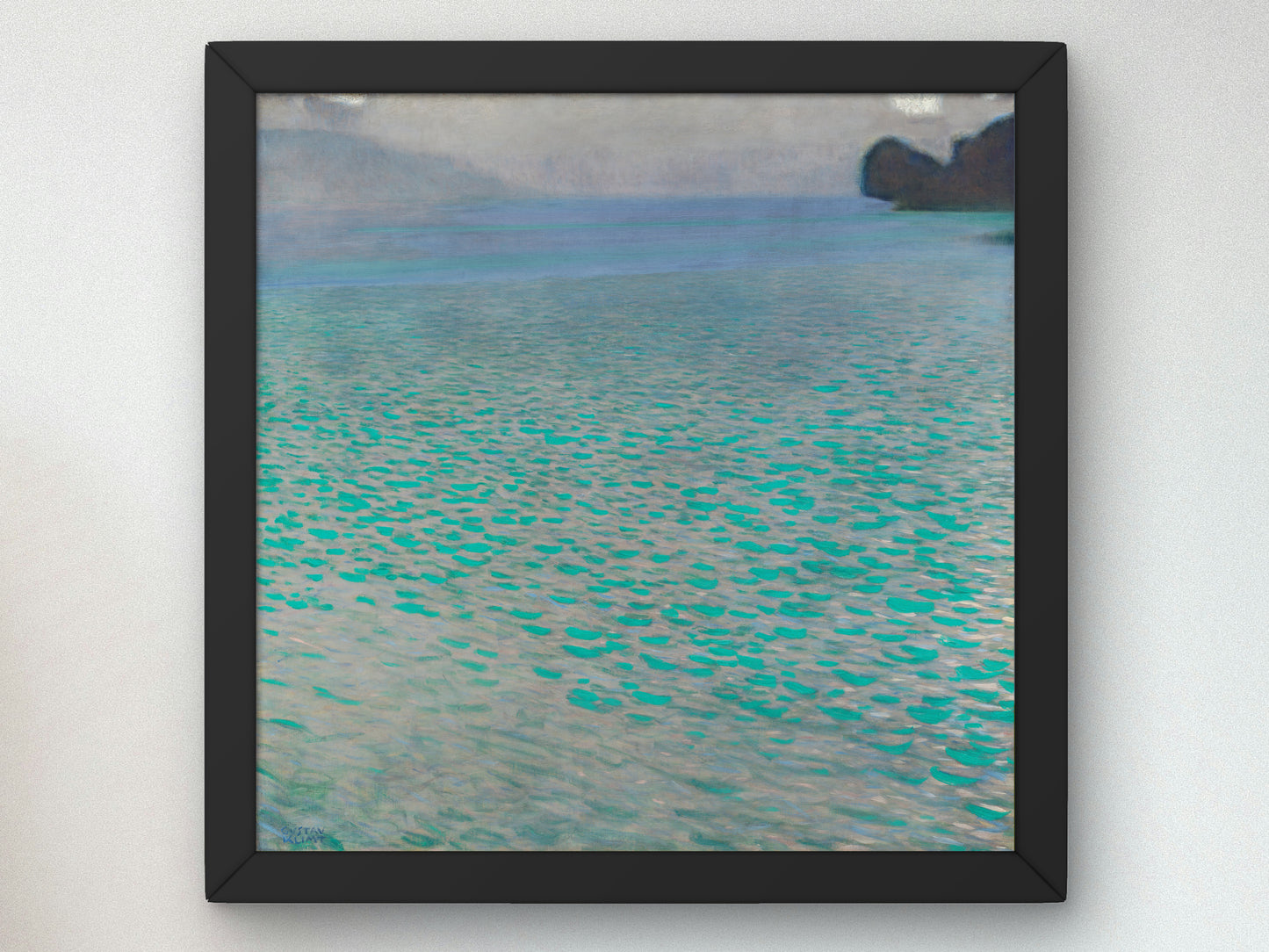 Attersee by Gustav Klimt 1900, Wall Art Print, Fine Art Reproduction, Museum Quality Decor, Poster