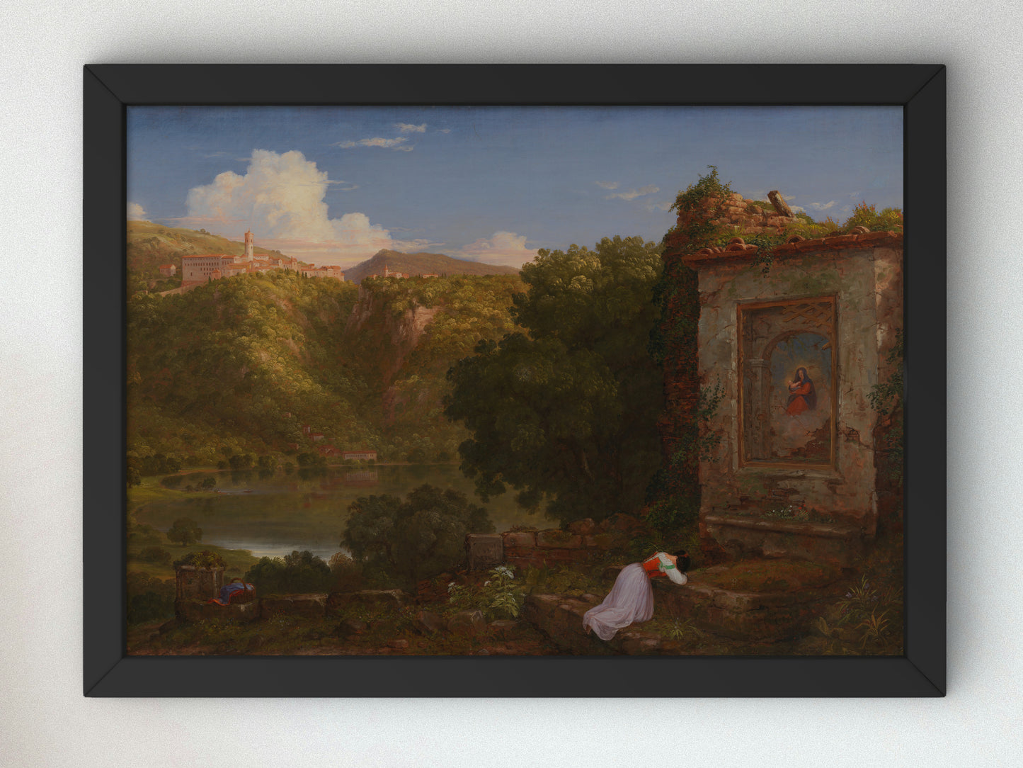 Il Penseroso by Thomas Cole 1845, Wall Art Print, Fine Art Reproduction, Museum Quality Decor, Poster