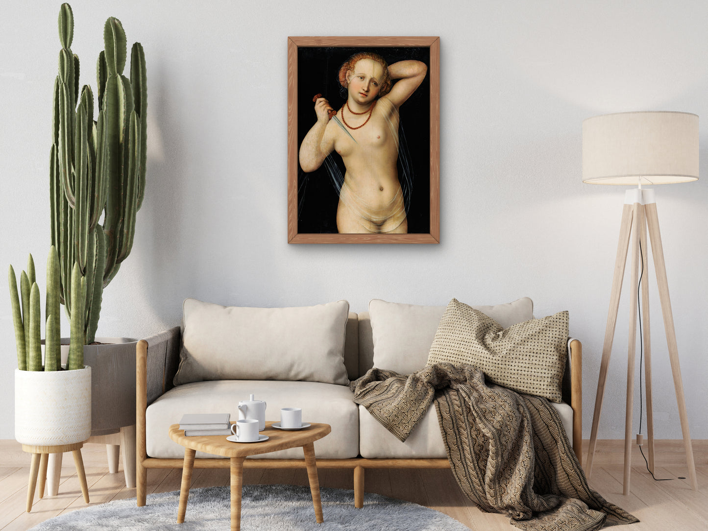 Lucretia by Lucas Cranach the Elder 1535, Wall Art Print, Fine Art Reproduction, Museum Quality Decor, Poster