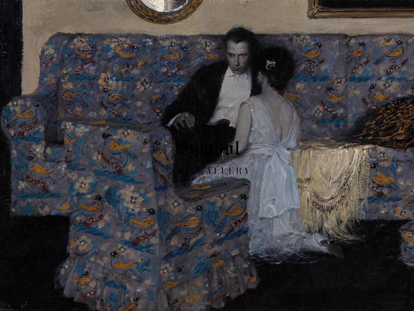 Options by Dean Cornwell 1917, Wall Art Print, Fine Art Reproduction, Museum Quality Decor, Poster