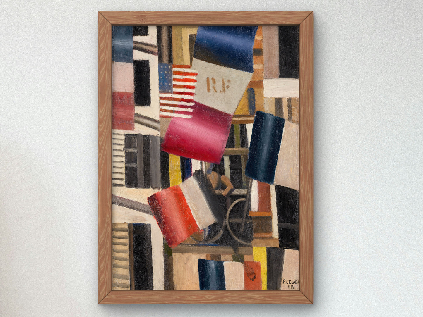 The Armistice by Fernand Léger 1918, Wall Art Print, Fine Art Reproduction, Museum Quality Decor, Poster