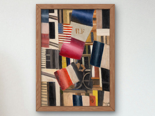 The Armistice by Fernand Léger 1918, Wall Art Print, Fine Art Reproduction, Museum Quality Decor, Poster