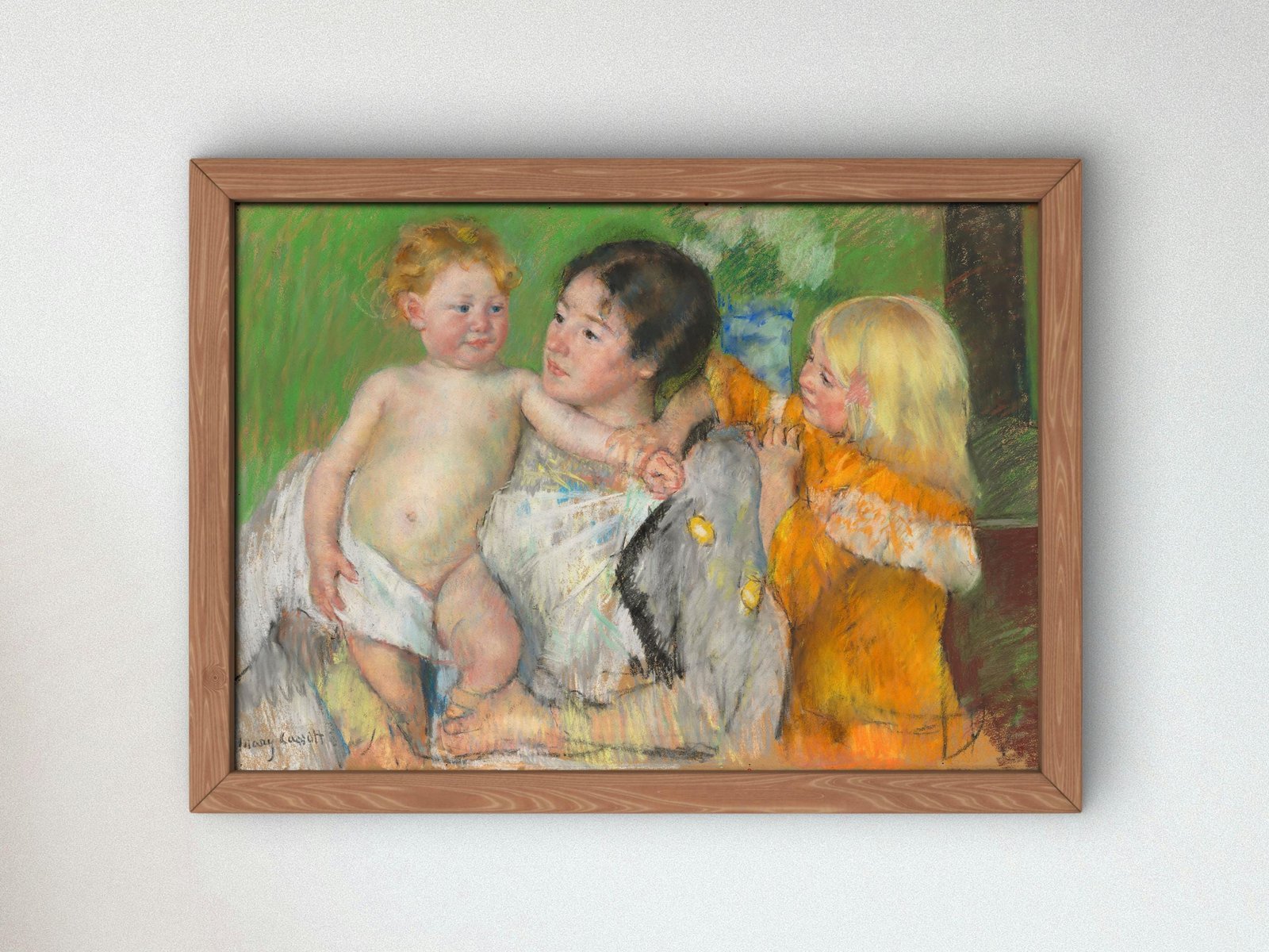 After the Bath by Mary Cassatt, 1901, Impressionism, fine art print
