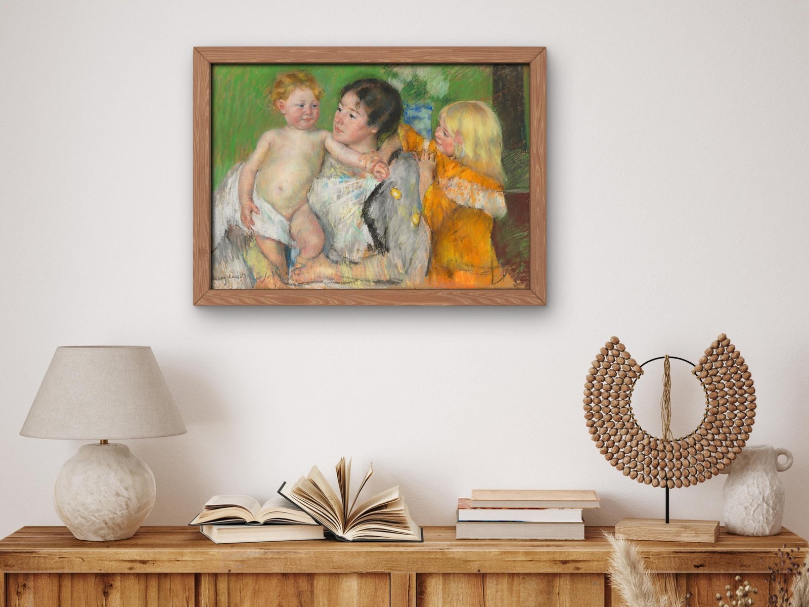 After the Bath by Mary Cassatt, 1901, Impressionism, fine art print