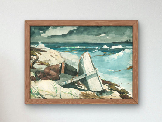 After the Hurricane Bahamas by Winslow Homer, 1899, Realism and Naturalism, fine art print