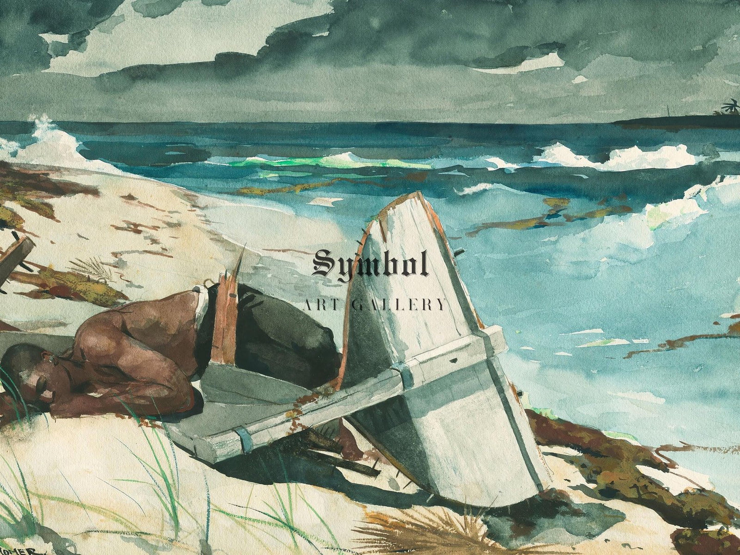After the Hurricane Bahamas by Winslow Homer, 1899, Realism and Naturalism, fine art print