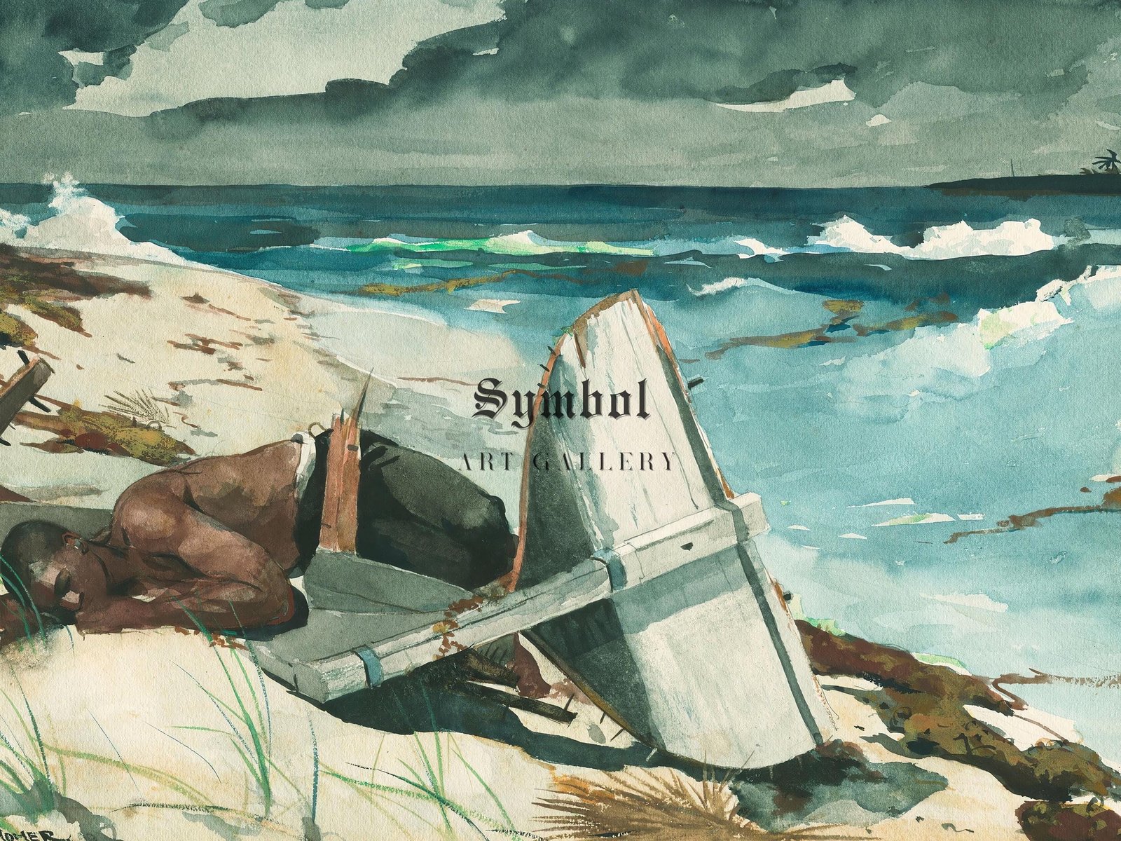 After the Hurricane Bahamas by Winslow Homer, 1899, Realism and Naturalism, fine art print