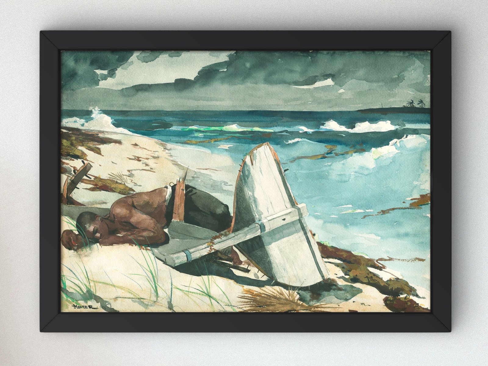 After the Hurricane Bahamas by Winslow Homer, 1899, Realism and Naturalism, fine art print