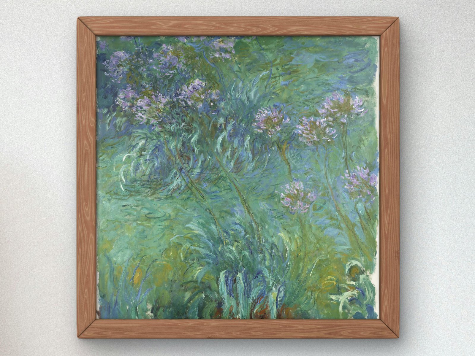 Agapanthus by Claude Monet, 1926, Impressionism, fine art print