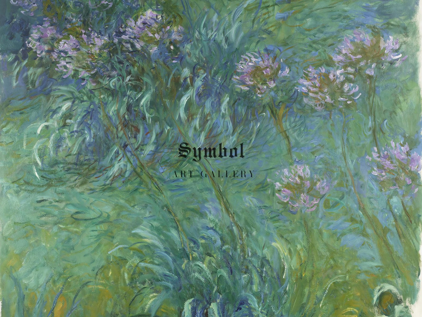 Agapanthus by Claude Monet, 1926, Impressionism, fine art print