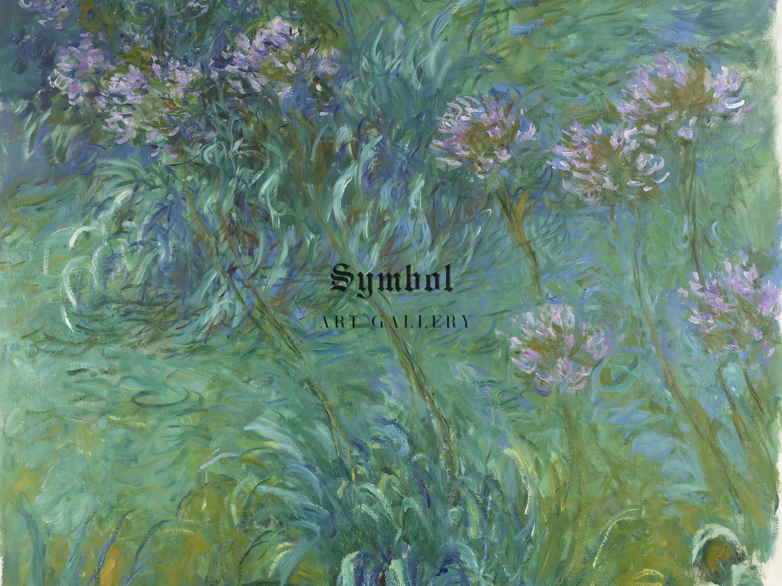 Agapanthus by Claude Monet, 1926, Impressionism, fine art print