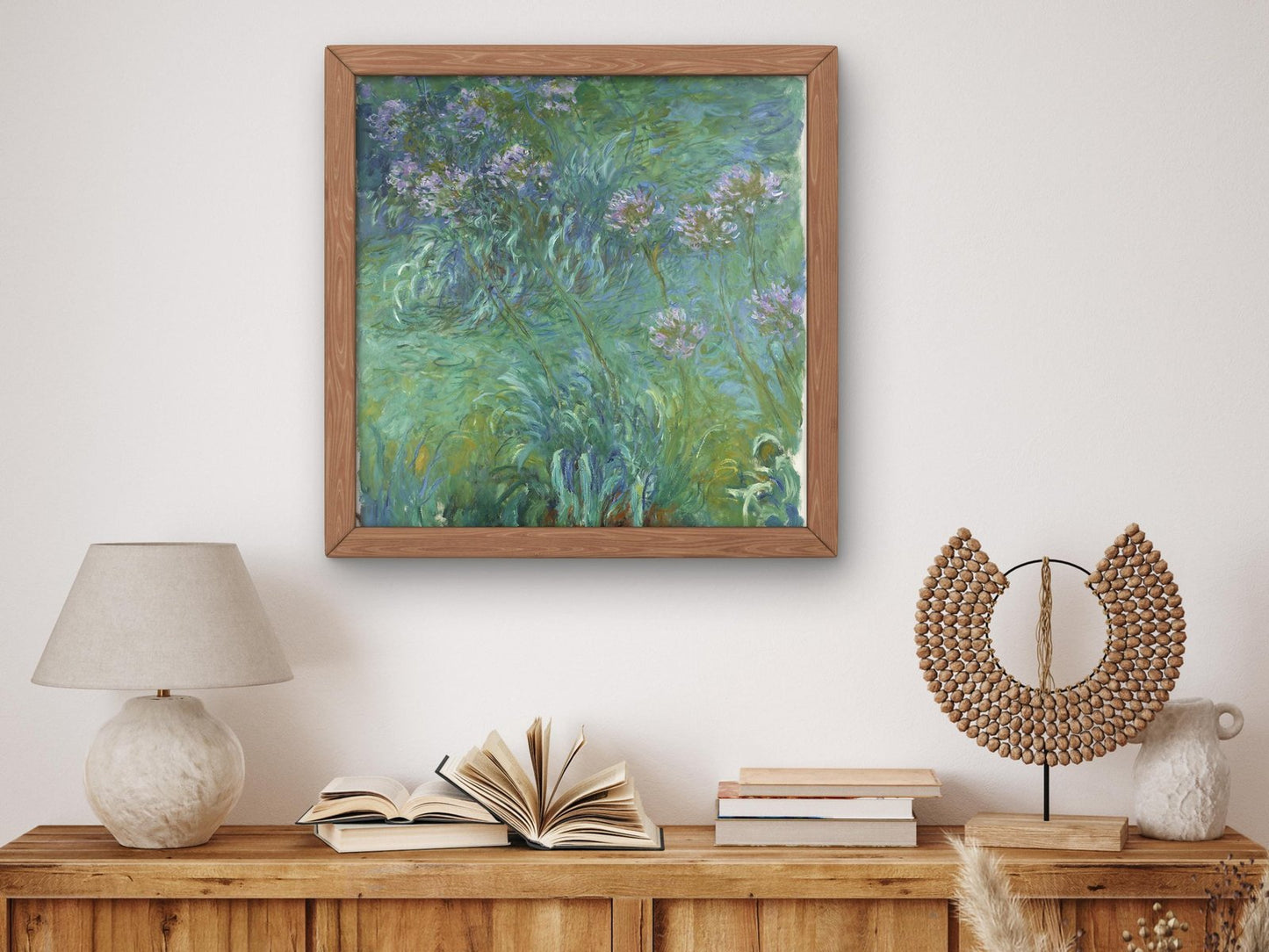 Agapanthus by Claude Monet, 1926, Impressionism, fine art print