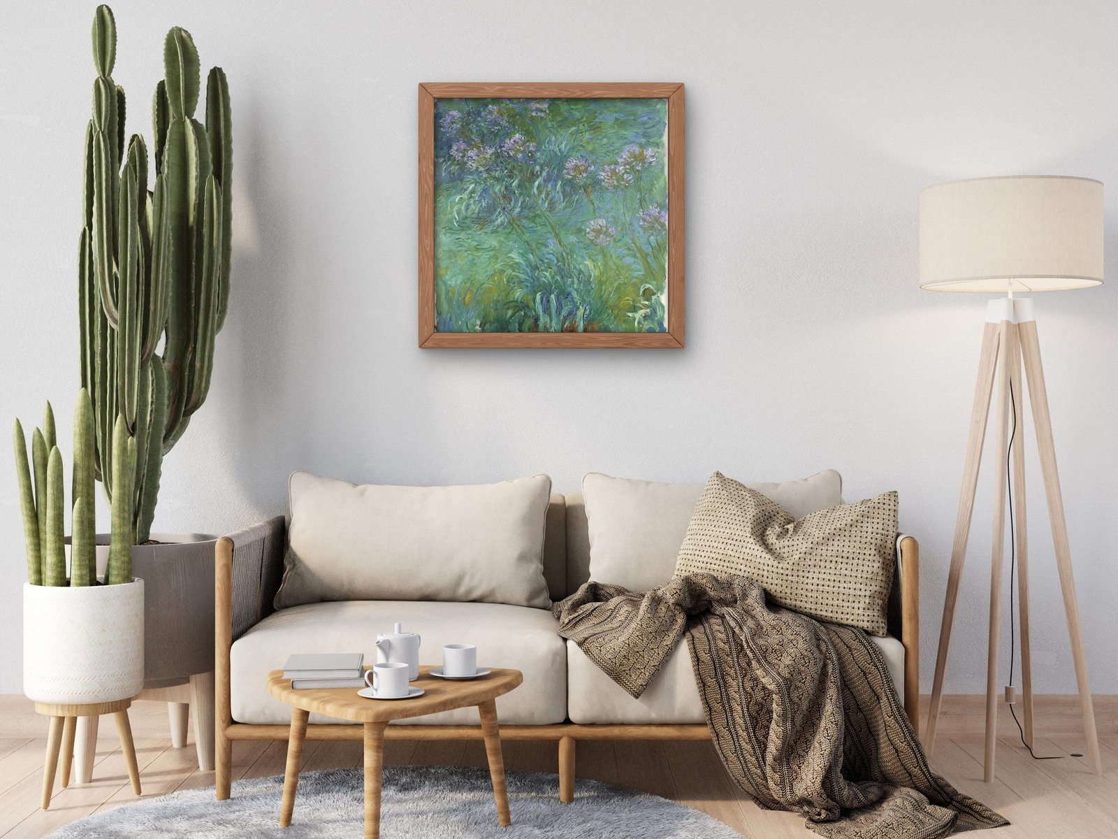 Agapanthus by Claude Monet, 1926, Impressionism, fine art print