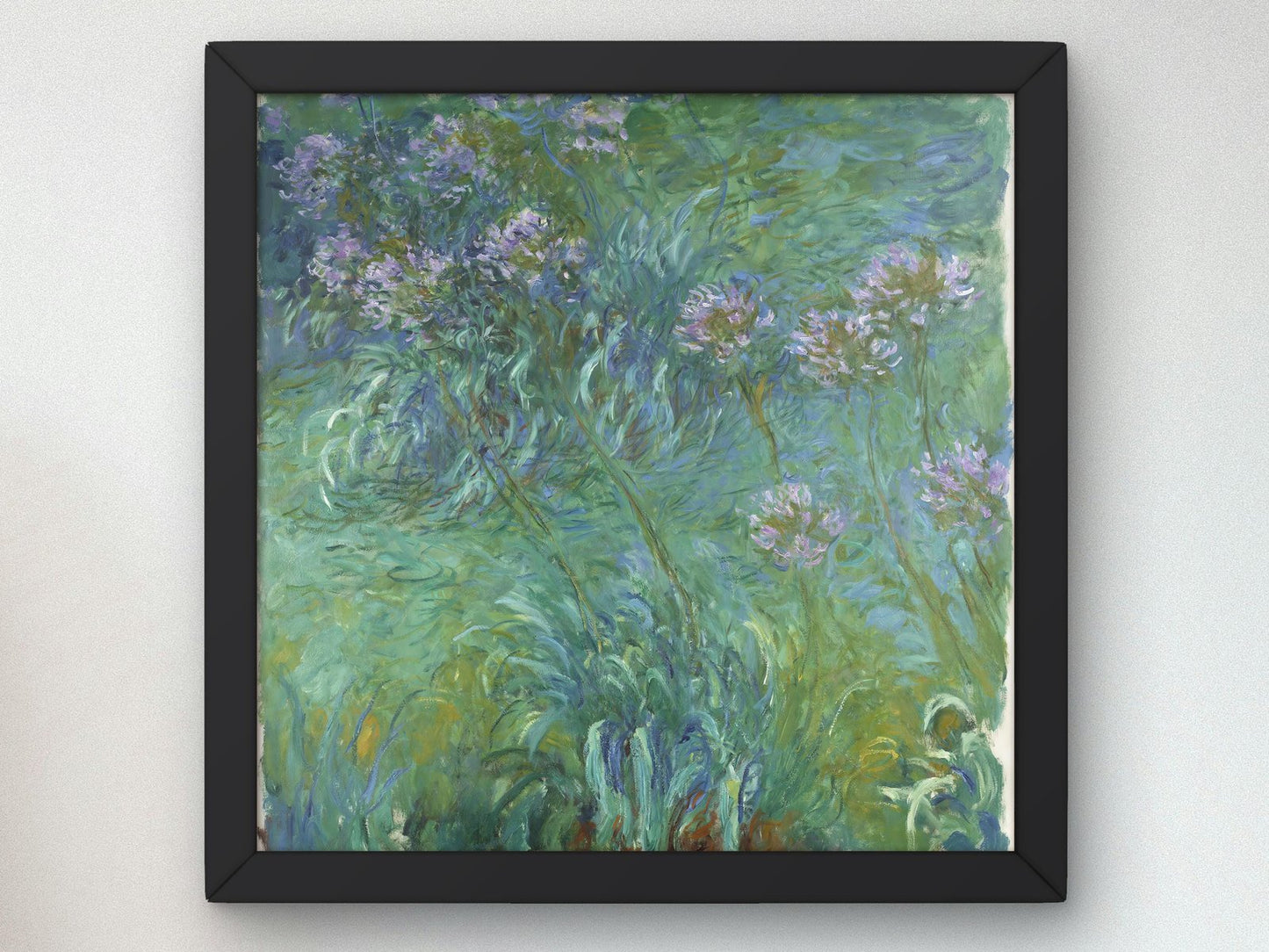 Agapanthus by Claude Monet, 1926, Impressionism, fine art print