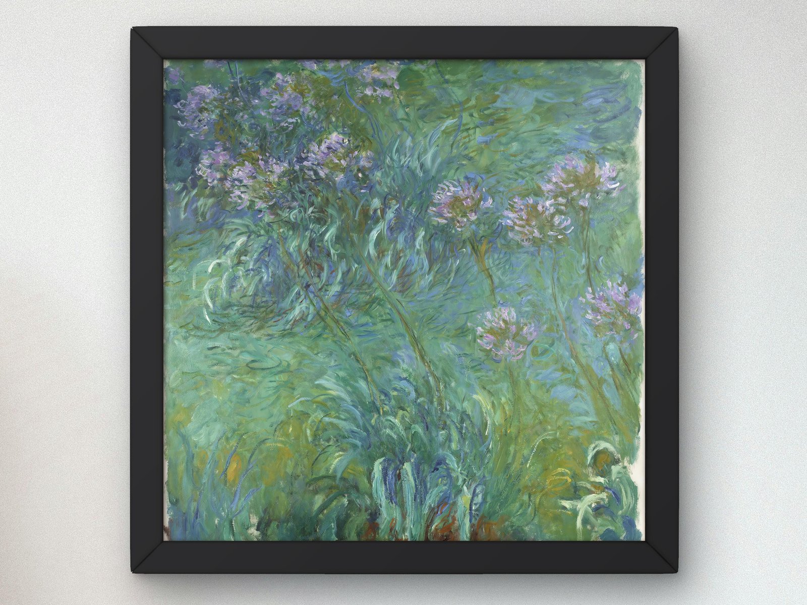 Agapanthus by Claude Monet, 1926, Impressionism, fine art print