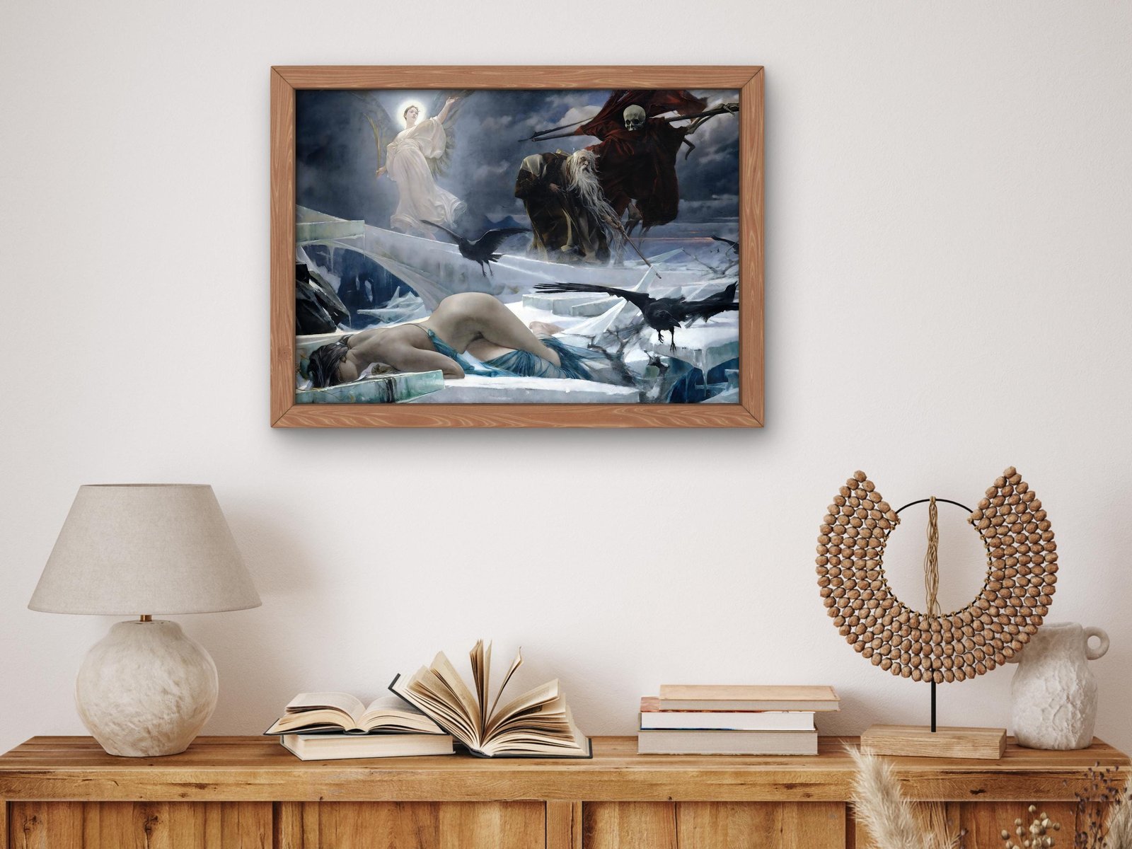 Ahasuerus at the End of the World by Adolf Hiremy Hirschl, 1888, Romanticism, fine art print