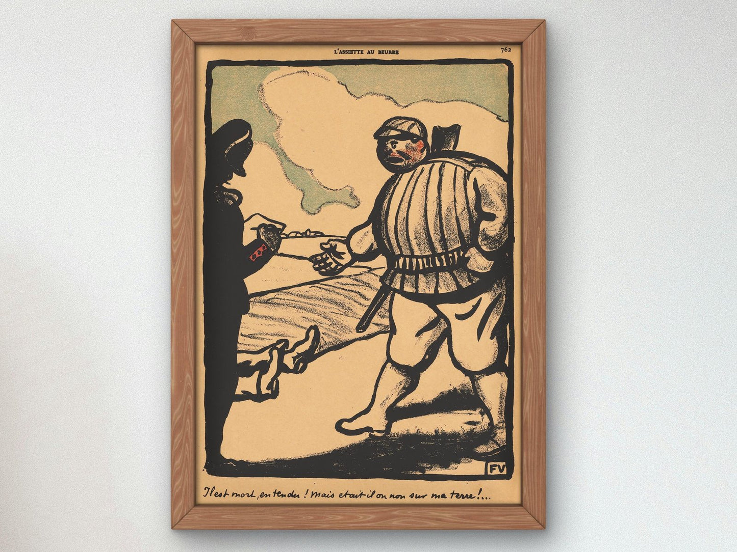 All Right So He's Dead by Félix Vallotton, 1901, Post-Impressionism, fine art print