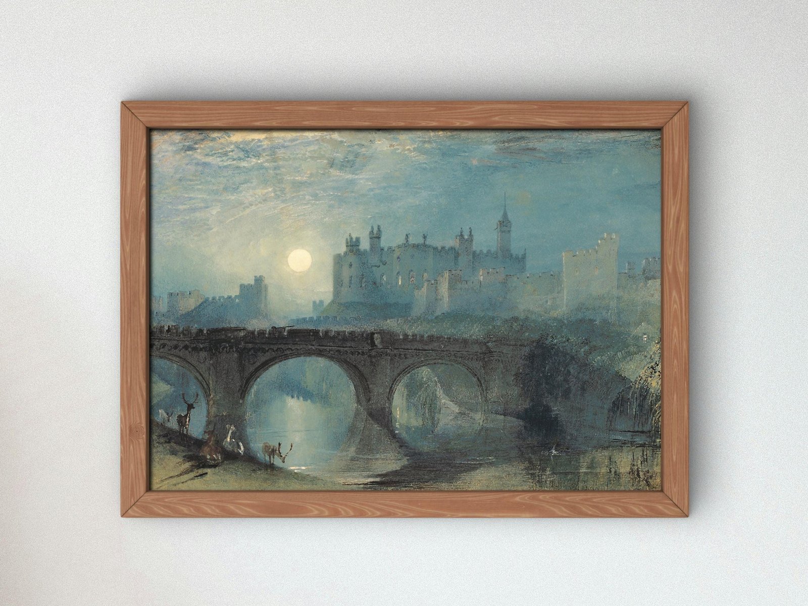 Alnwick Castle by Joseph Mallord William Turner, 1829, Romanticism and Classical Landscapes, fine art print