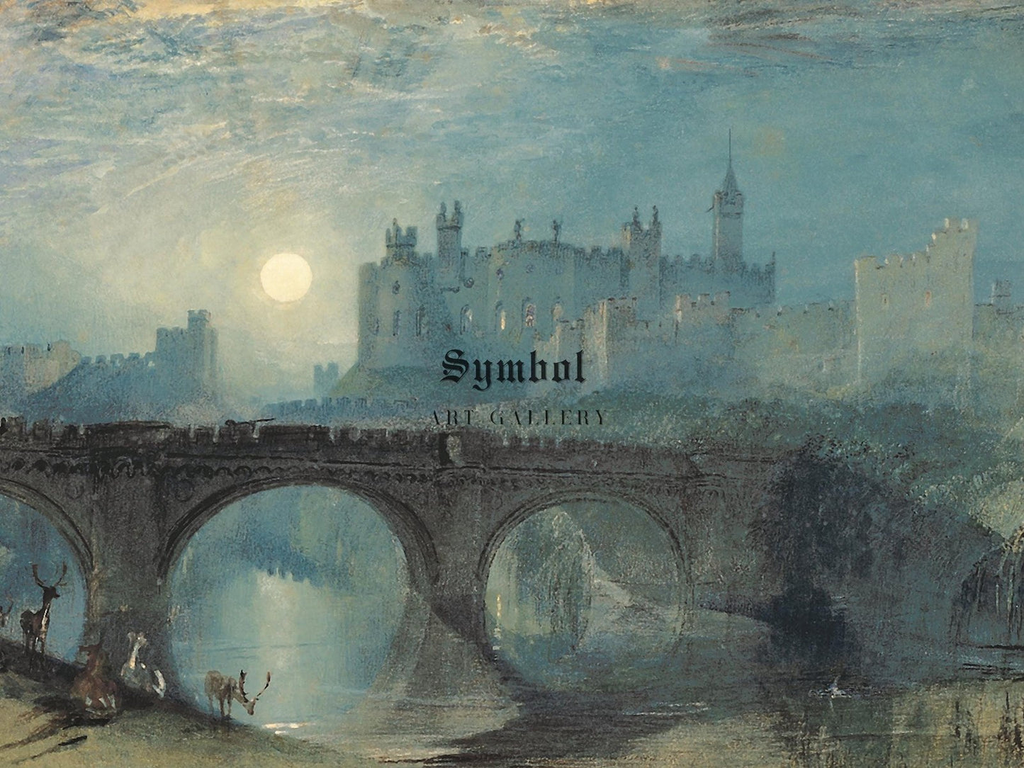Alnwick Castle by Joseph Mallord William Turner, 1829, Romanticism and Classical Landscapes, fine art print