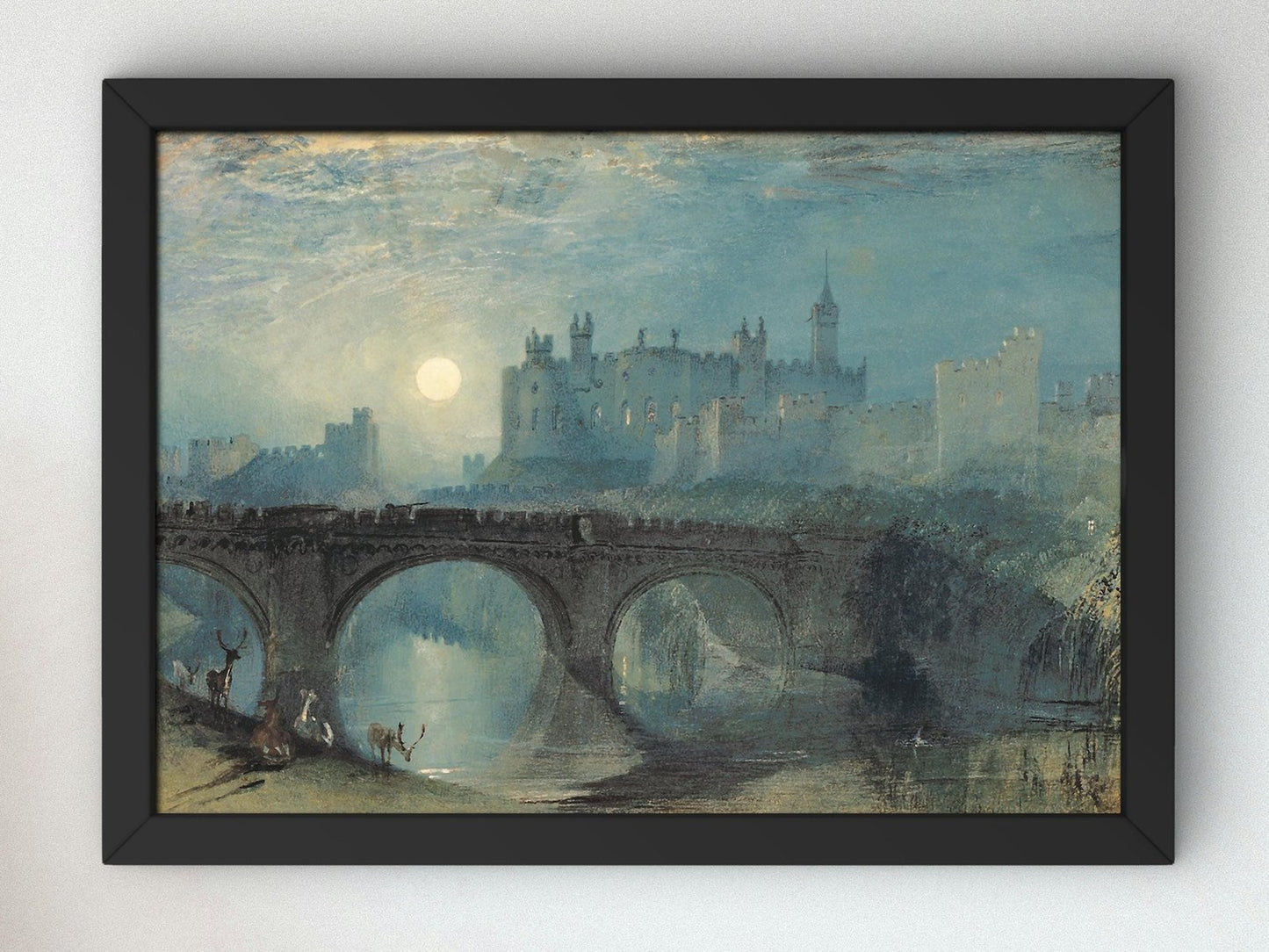 Alnwick Castle by Joseph Mallord William Turner, 1829, Romanticism and Classical Landscapes, fine art print