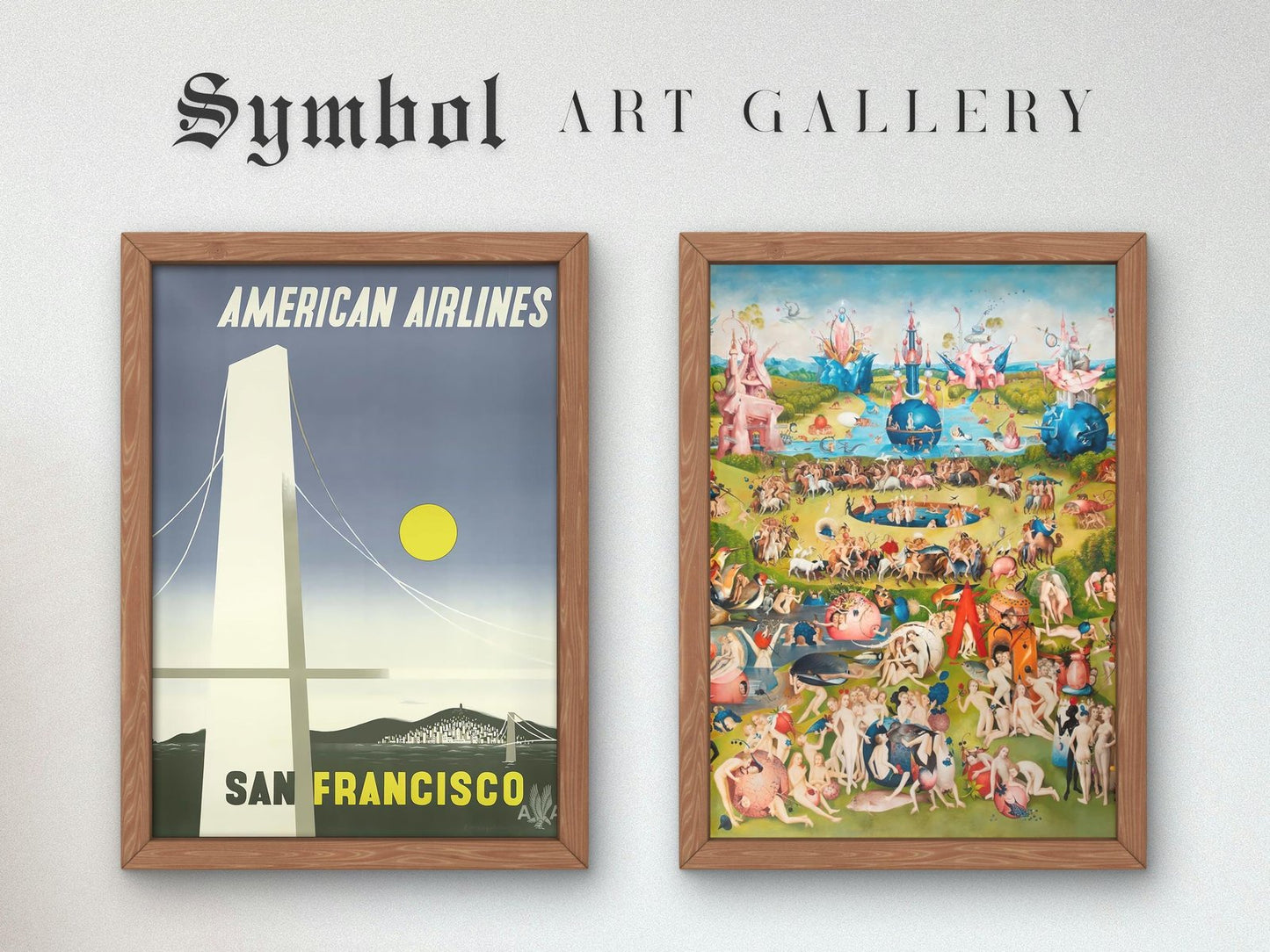 American Airlines San Francisco Poster by Edward McKnight Kauffer, 1948, Vintage Ads and Posters, fine art print